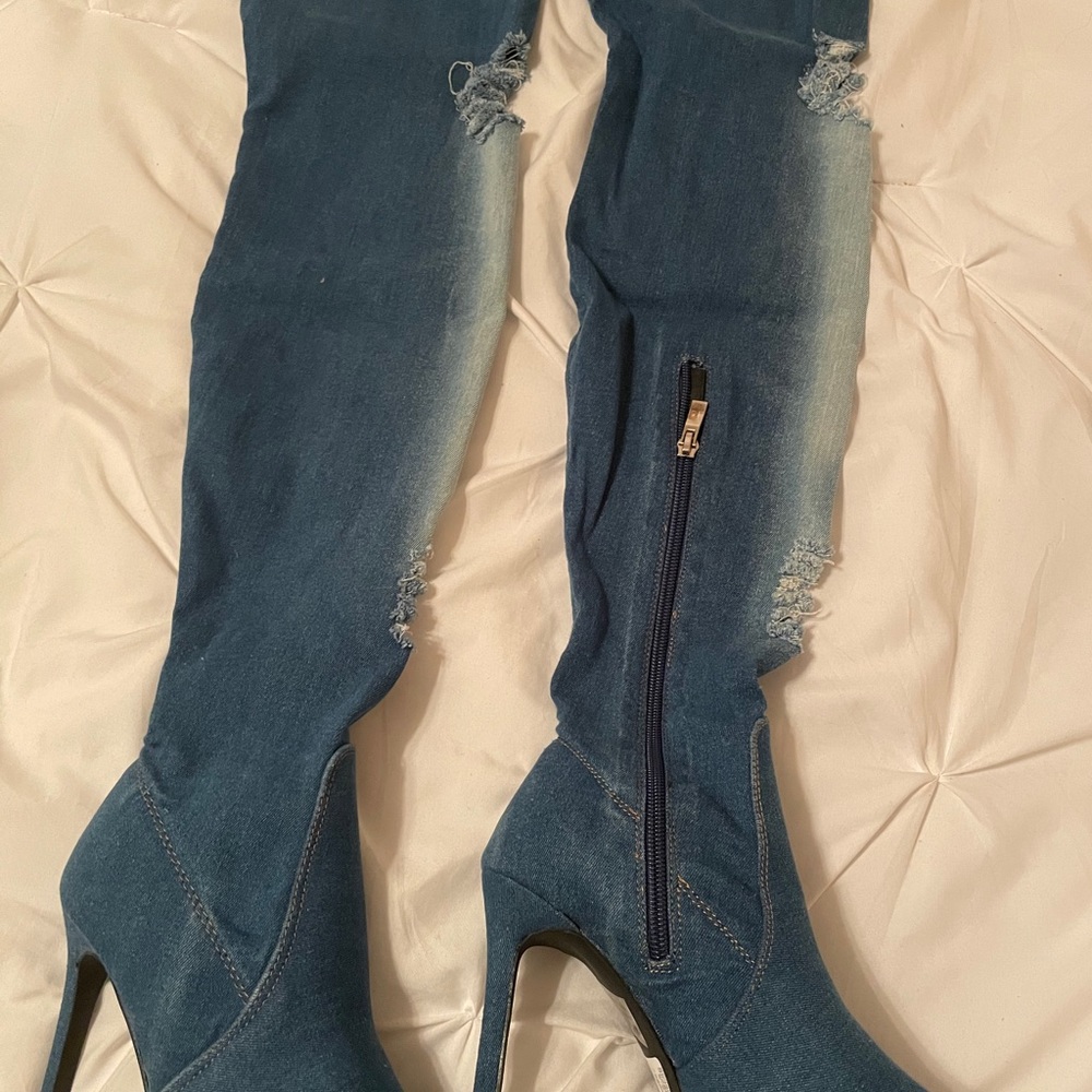 Brand new thigh high boots